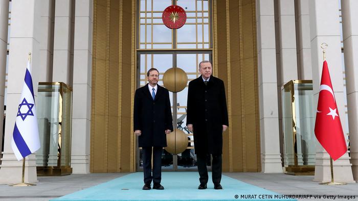 İsrail Cumhurbaşkanı Herzog ve Cumhurbaşkanı Erdoğan
