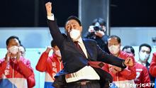 Knapper Sieg für Yoon Suk Yeol bei Präsidentenwahl in Südkorea