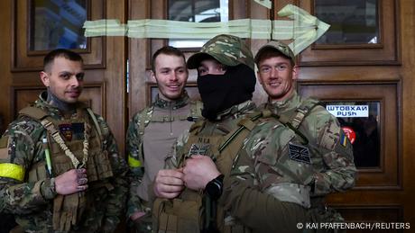 Foreign fighters on the side of the Ukrainians