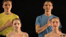 Kiev City Ballett in Paris showing solidarity with Ukraine