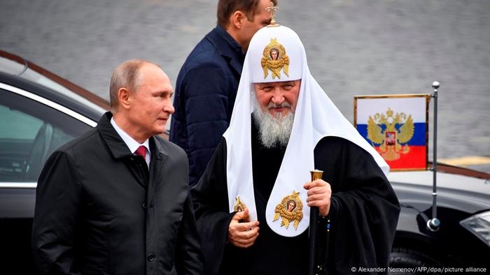 Vladimir Putin and Patriarch Kyrill in 2017