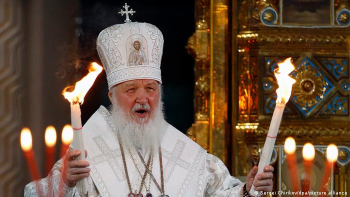 El patriarca Cirilo en una ceremonia de Semana Santa, en 2016.