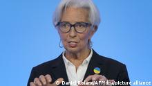Frankfurt, 10.3.2022***
Christine Lagarde, Präsidentin der Europäischen Zentralbank (EZB), gibt eine Pressekonferenz nach der EZB-Ratssitzung.
