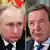 Bildkombo | Wladimir Putin und Gerhard Schröder