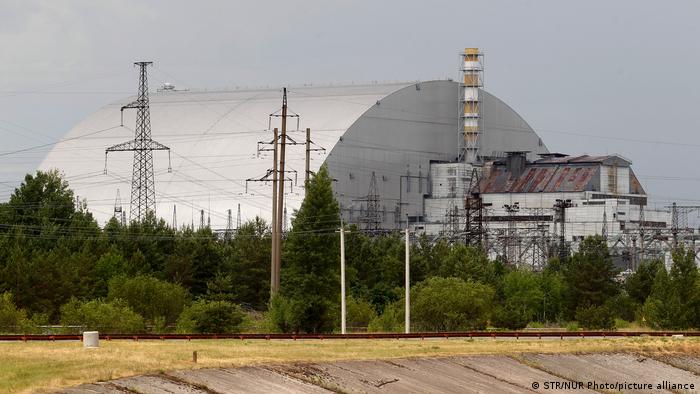 Ukraine l Kernkraftwerk Tschernobyl, Schutzraum über dem vierten Reaktorblock