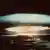French nuclear test on Mururoa atoll in 1971, nuclear mushroom