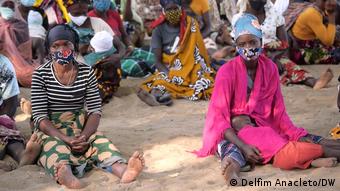 Mosambik Vertriebene aus Mecufi, in Cabo Delgado