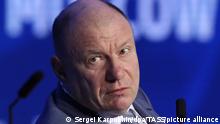 MOSCOW, RUSSIA - NOVEMBER 20, 2019: The President and Chairman of the Management Board of Nornickel Vladimir Potanin at the opening of the 11th VTB Capital Investment Forum Russia Calling! at Moscow's World Trade Center. Sergei Karpukhin/TASS