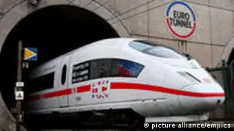 Bahn beginnt ICE-Testfahrten im Eurotunnel