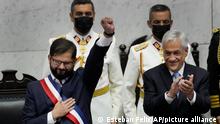 El progresista Gabriel Boric asume la presidencia de Chile
