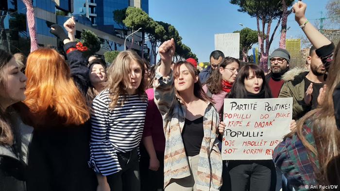 Albanien | Proteste in Tirana gegenn Anstieg der Lebenshaltungskosten
