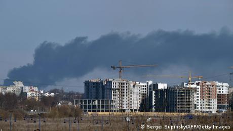 Nori negri deasupra Kievului (12.03.2022)