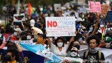 Protestan en Guatemala contra ley antiaborto y LGBTI