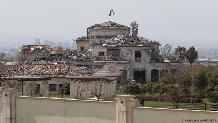 Iraklı Kürt iş insanı Baz Kerim Berzenci'ye ait olan ve Erbil'deki füze saldırısında vurulan villa