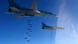 Russian Tu-22M3 bombers are seen here striking 'Islamic State' targets in Syria in 2017 Russian Tu-22M3 bombers are seen here striking 'Islamic State' targets in Syria in 2017