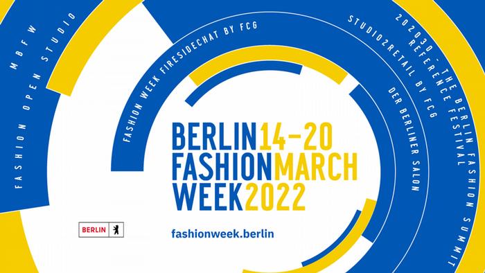 Berlin Fashion Week - in the colors of the Ukrainian flag