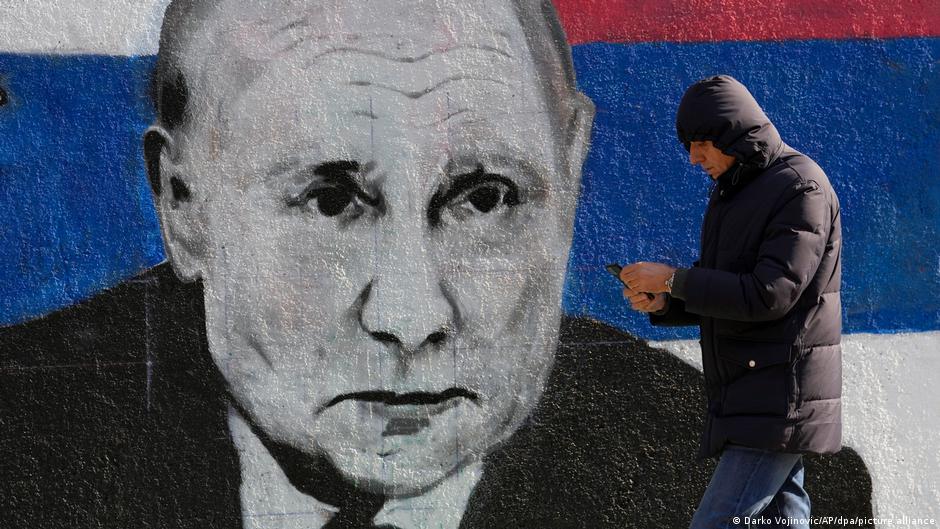Mural u Beogradu s likom Putina (arhivska fotografija)