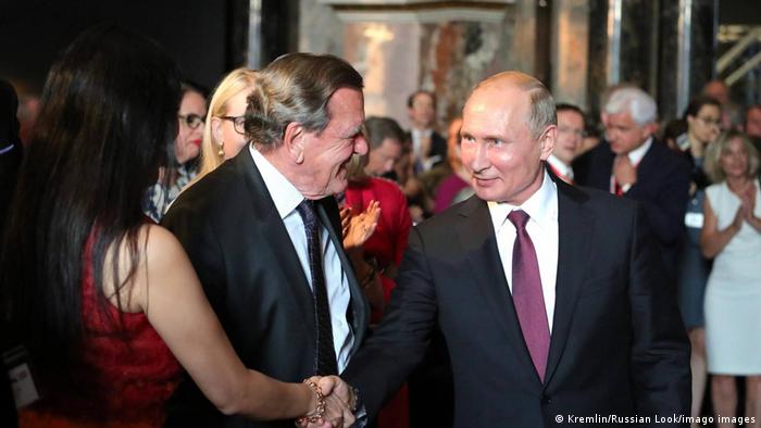 Gerhard Schröder und Präsident Putin