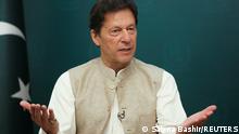 FILE PHOTO: Pakistan's Prime Minister Imran Khan gestures during an interview with Reuters in Islamabad, Pakistan, June 4, 2021. REUTERS/Saiyna Bashir/File Photo