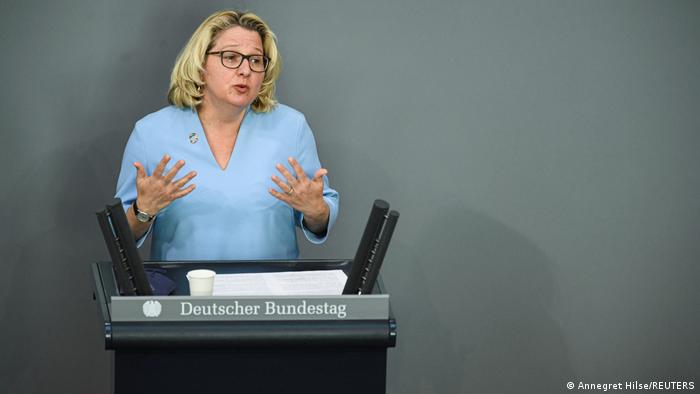 Deutschland Bundestag in Berlin | Debatte |&nbsp;Svenja Schulze, Entwicklungsministerin