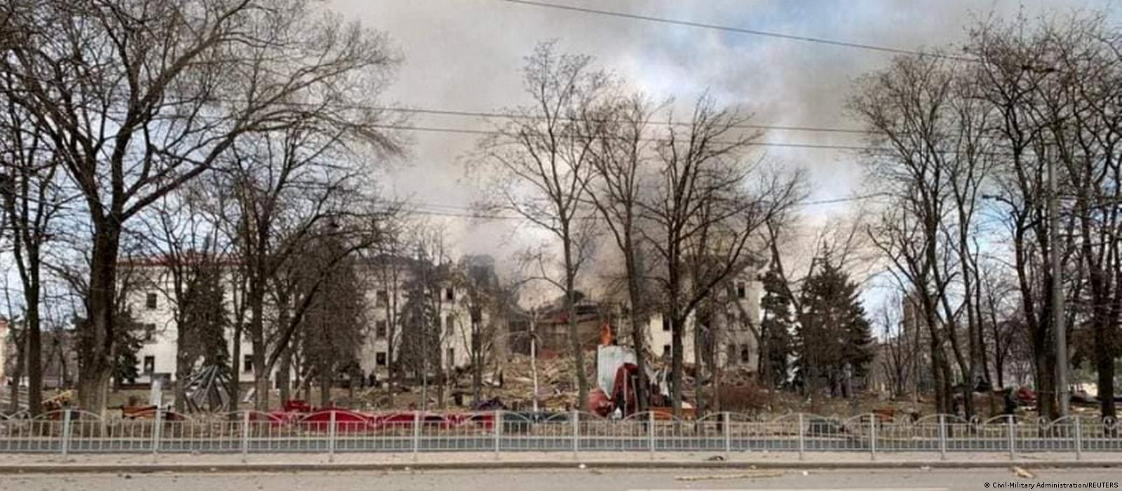 Russia reportedly bombs Mariupol theater — as it happened – DW – 03/16/2022