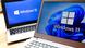 Ноутбуки с логотипами Windows 11 и Windows 10 Ноутбуки с логотипами Windows 11 и Windows 10