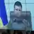 Володимир Зеленський під час виступу через відеозв'язок у Бундестазі