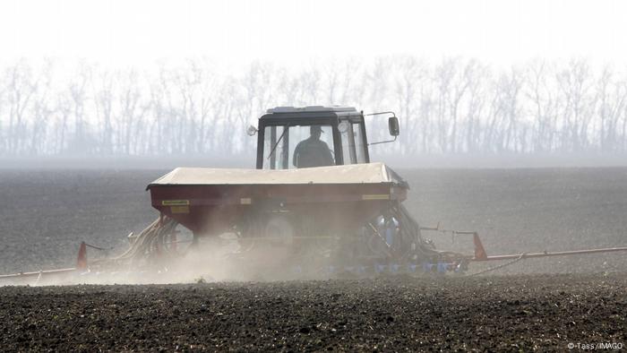 Fertilizantes en un sembradío.