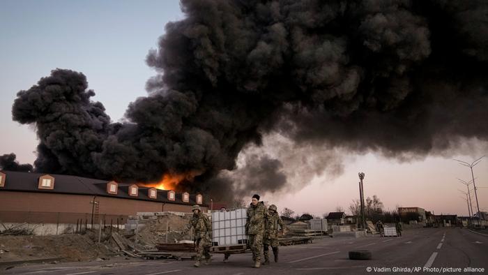 Ukraine |  Destruction to Luftangriffen in Kiev |  17.03.2022