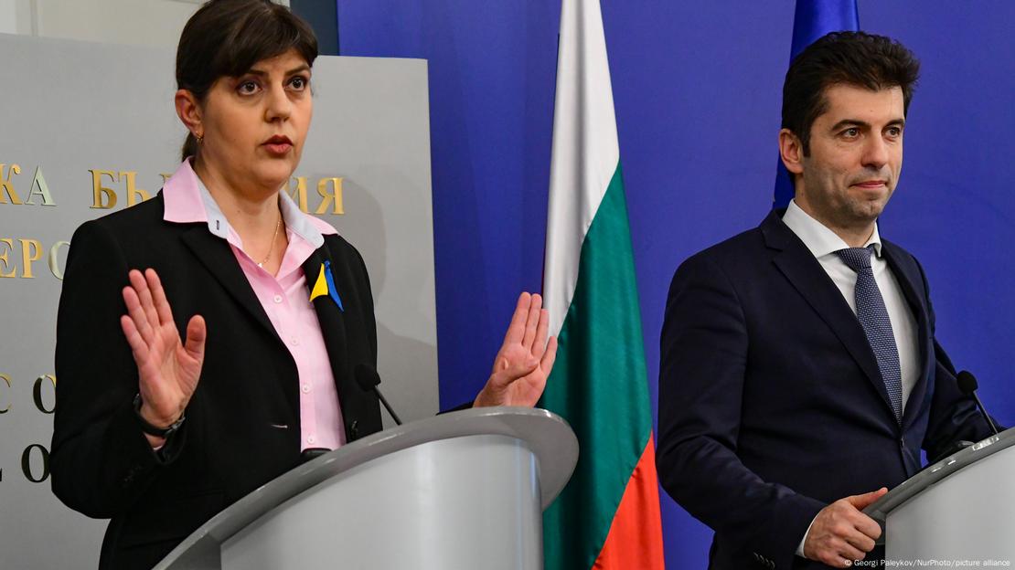 Η επικεφαλής της Ευρωπαϊκής Εισαγγελίας Λάουρα Κοντρούτσα Κόβεσι σε συνέντευξη Τύπου στη Βουλγαρία