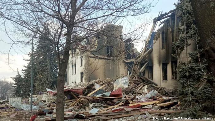 Ukraine-Krieg Mariupol | zerstörtes Theater