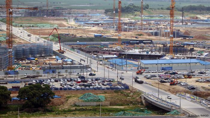 A construction site in South Korea