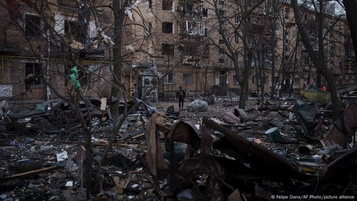 Rusya'nın 24 Şubat'ta başlattığı işgal kapsamında Ukrayna'nın başkenti Kiev de Rusya tarafından bombalanan şehirler arasında yer alıyor.