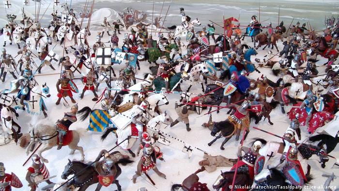 Battle on the Ice on the frozen Lake Peipus in 1242