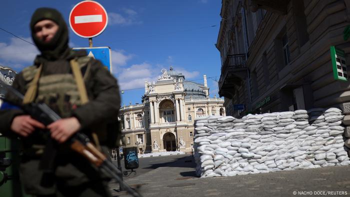 Ukraine-Krieg | Soldat in Odessa