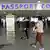 Point de contrôle des passeports dans un aeroport.