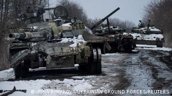 Ukrayna Savaşı'nda ağır hasar gören Rus tankları