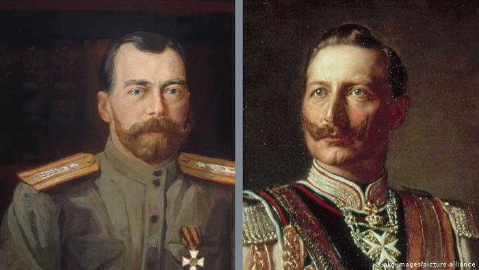 Zar Nikolaus II. und Kaiser Wilhelm II. 