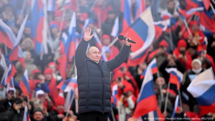 Russland | Wladimir Putin im Luzhniki Stadium in Moskau