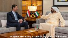 Asad viaja a Emiratos Árabes Unidos, primera visita a país árabe desde 2011