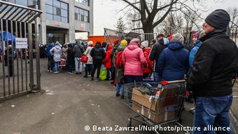 Polen I Ukrainische Flüchtlinge - hier in Krakau