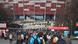 Ukrainian refugees at the stadium in Warsaw Ukrainian refugees at the stadium in Warsaw