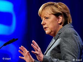 Bundeskanzlerin Merkel (Foto: dapd)