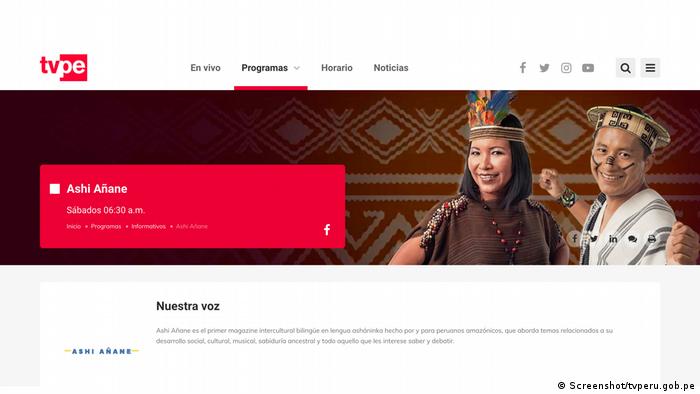 Ashi Añame, primer noticiero en una lengua amazónica en la televisión estatal de Perú