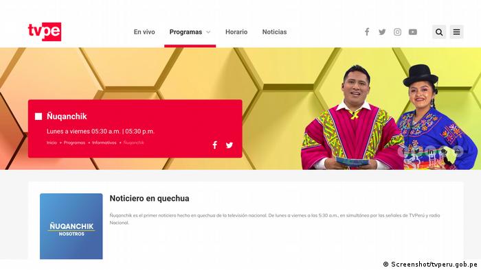 Ñuqanchik, primer noticiero en quechua en la televisión estatal de Perú