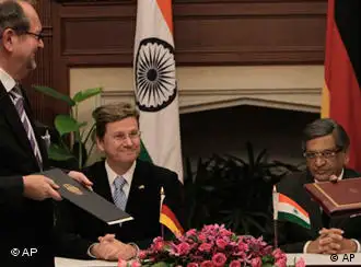 韦斯特韦勒与印度外交部长克利希纳