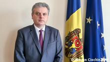 23.3.2022, Oleg Serebrian ist der moldauische stellvertretende Regierungschef und ehemaliger Botschafter der Republik Moldau in Berlin. Das Foto hat unser DW-Korrespondent Simion Ciochina gemacht. Es sit frei zur nutzung für die DW.