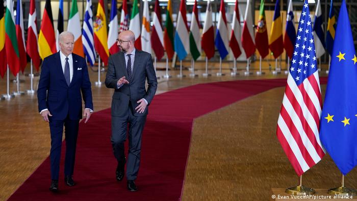 Τζο Μπάιντεν, Σαρλ Μισέλ στις Βρυξέλλες