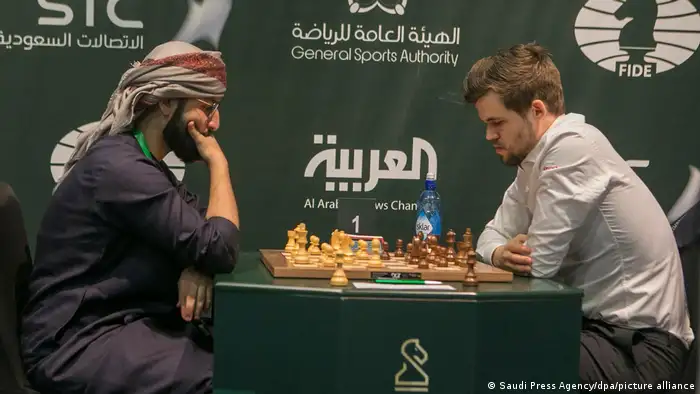 Magnus Carlsen bei der Blitzschach-WM 2017 in Riad