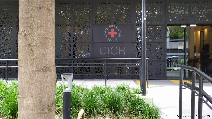 Fachada del CICR en Bogotá. Fachada del CICR en Bogotá.